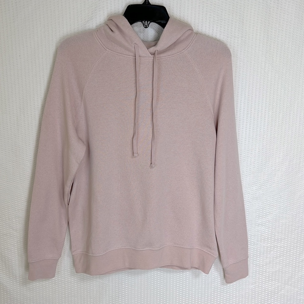 FOR THE REPUBLIC Light Blush Pink Pullover Hoodie Sweatshirt - Size XS, NWT - Picture 3 of 10